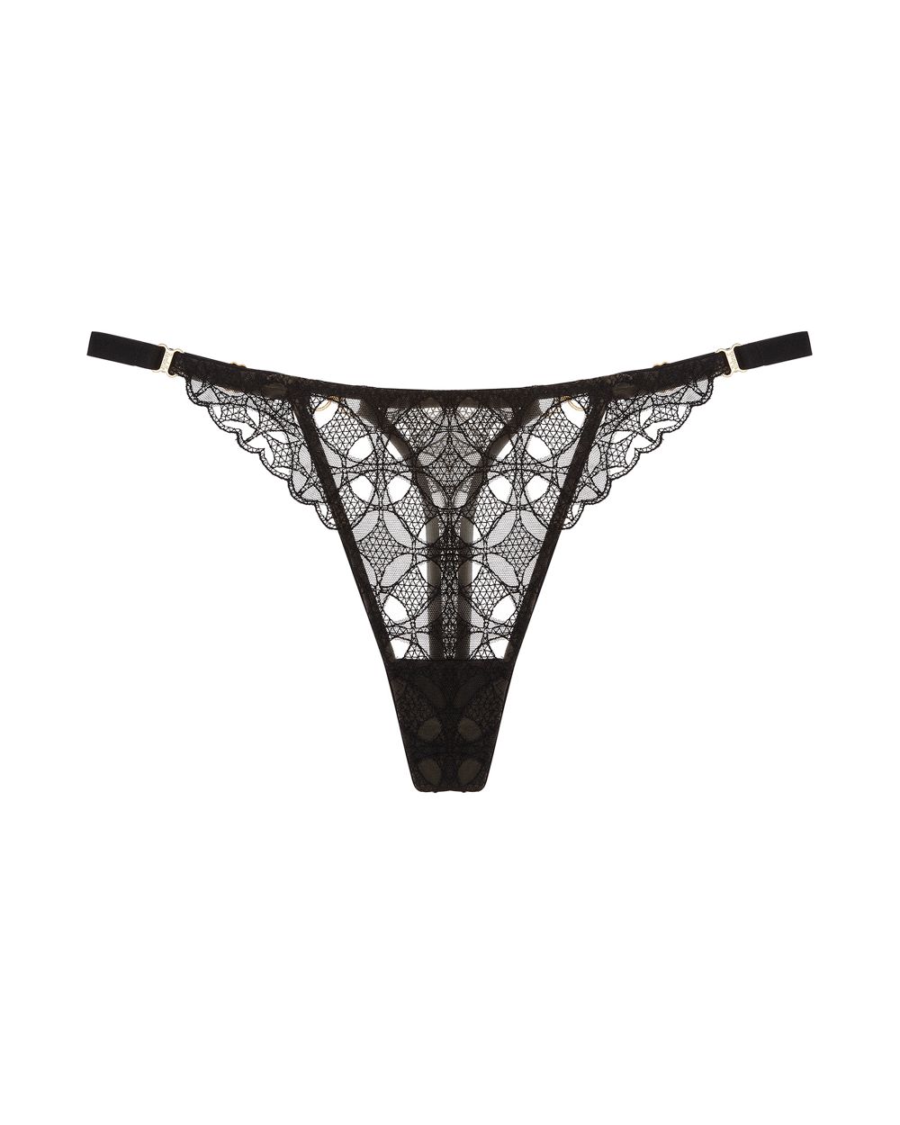 Bordelle Alta Thong in black