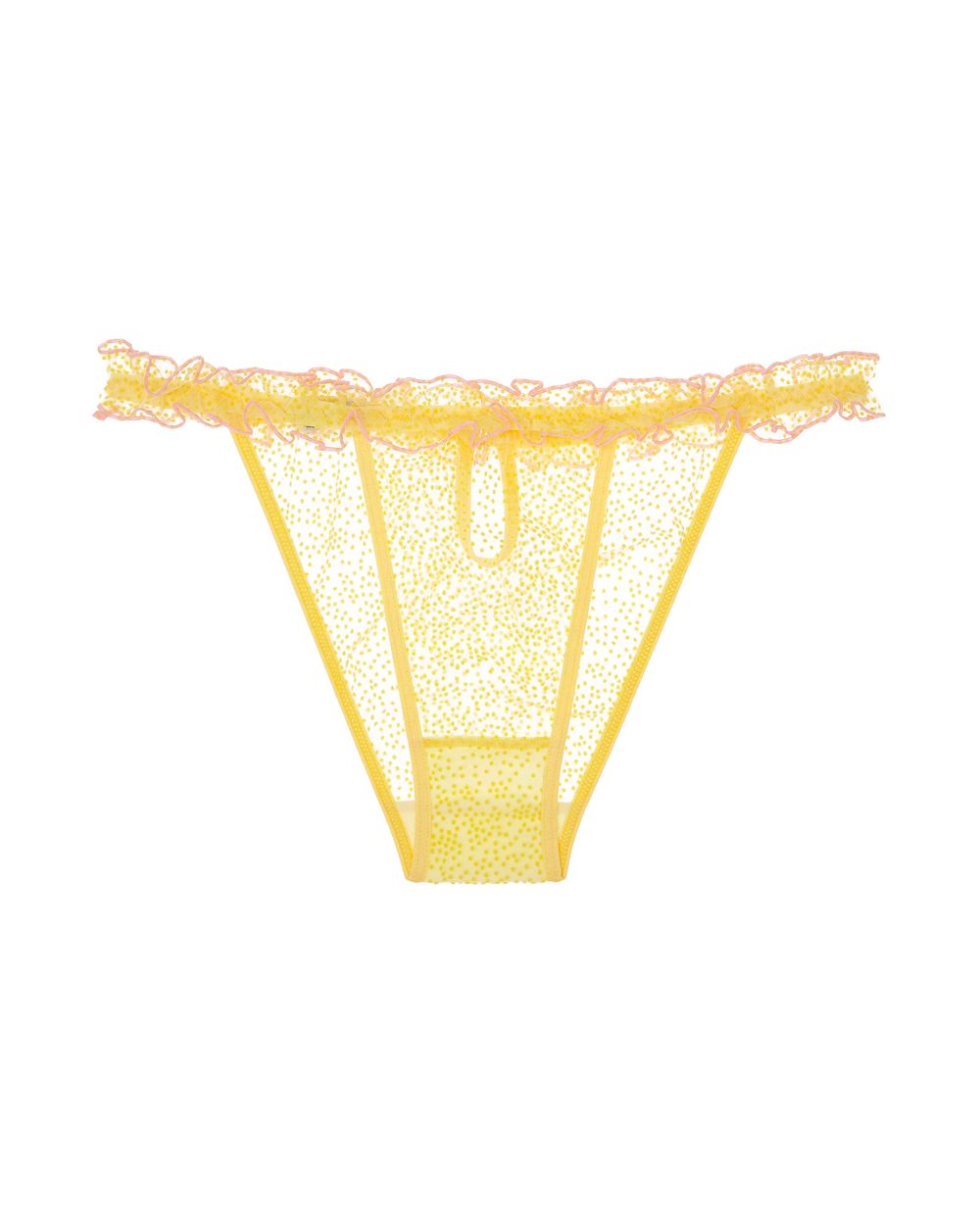 Le Petit Trou Mimosa Triangle Brief in yellow
