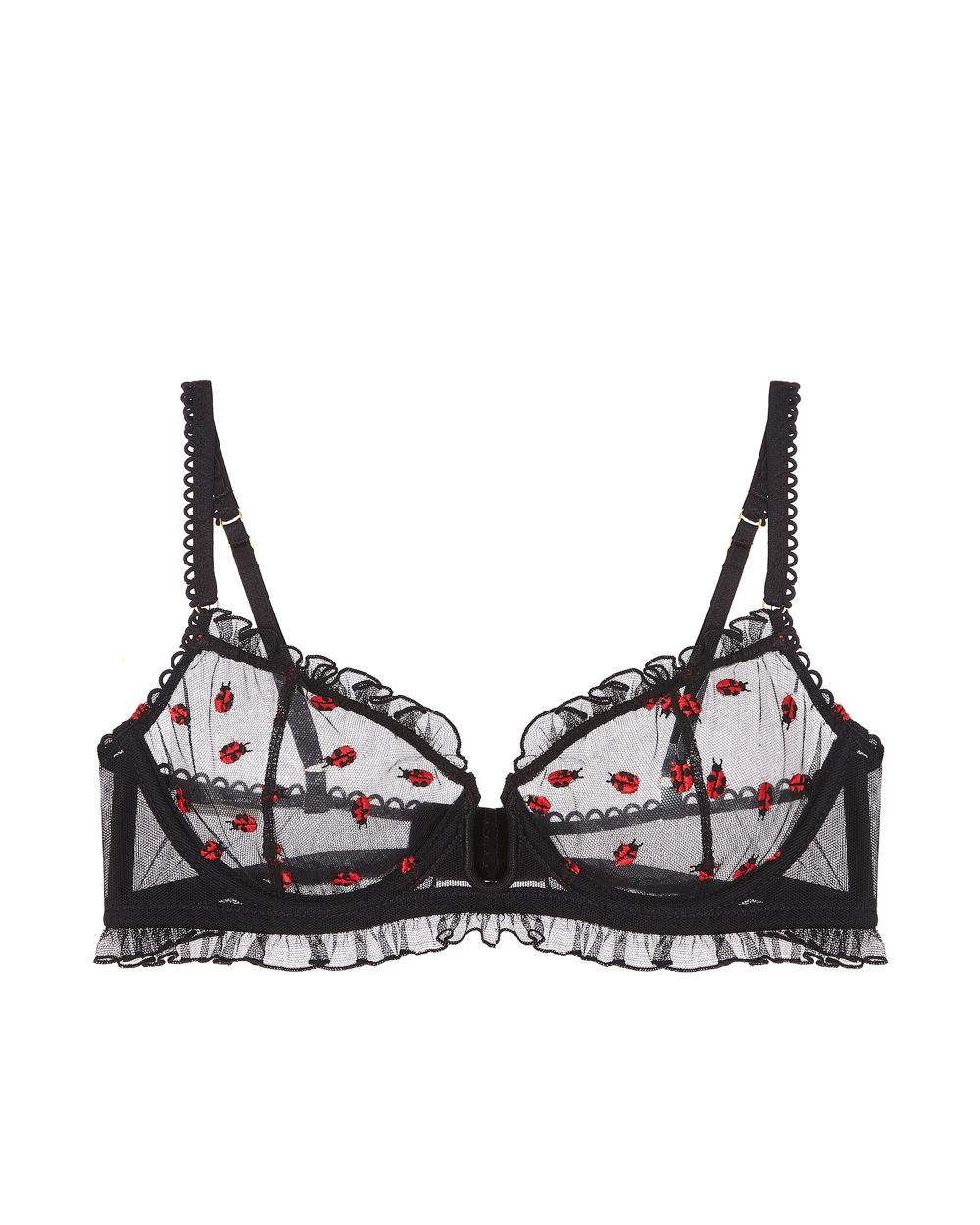 Le Petit Trou Coccinelle U-Shaped Underwire Bra in black