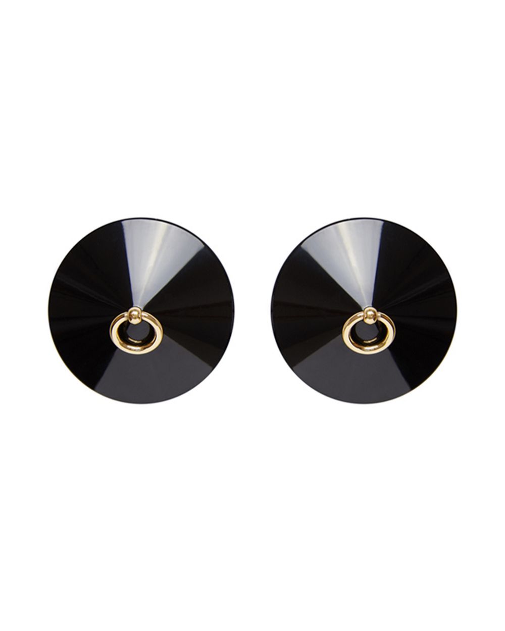 Bordelle O Enamel Nipplets in black