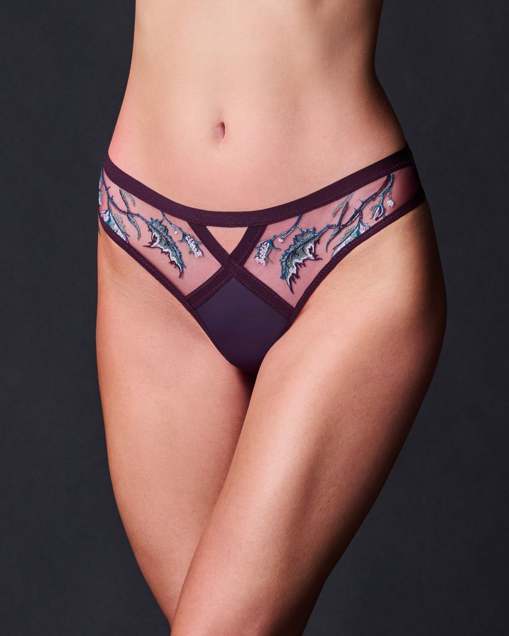 Thistle & Spire Cirsi Bikini in purple