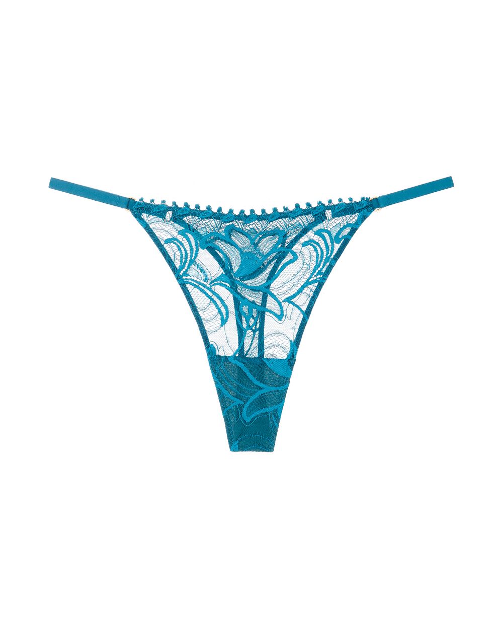 Huit Bijoux String Thong in blue