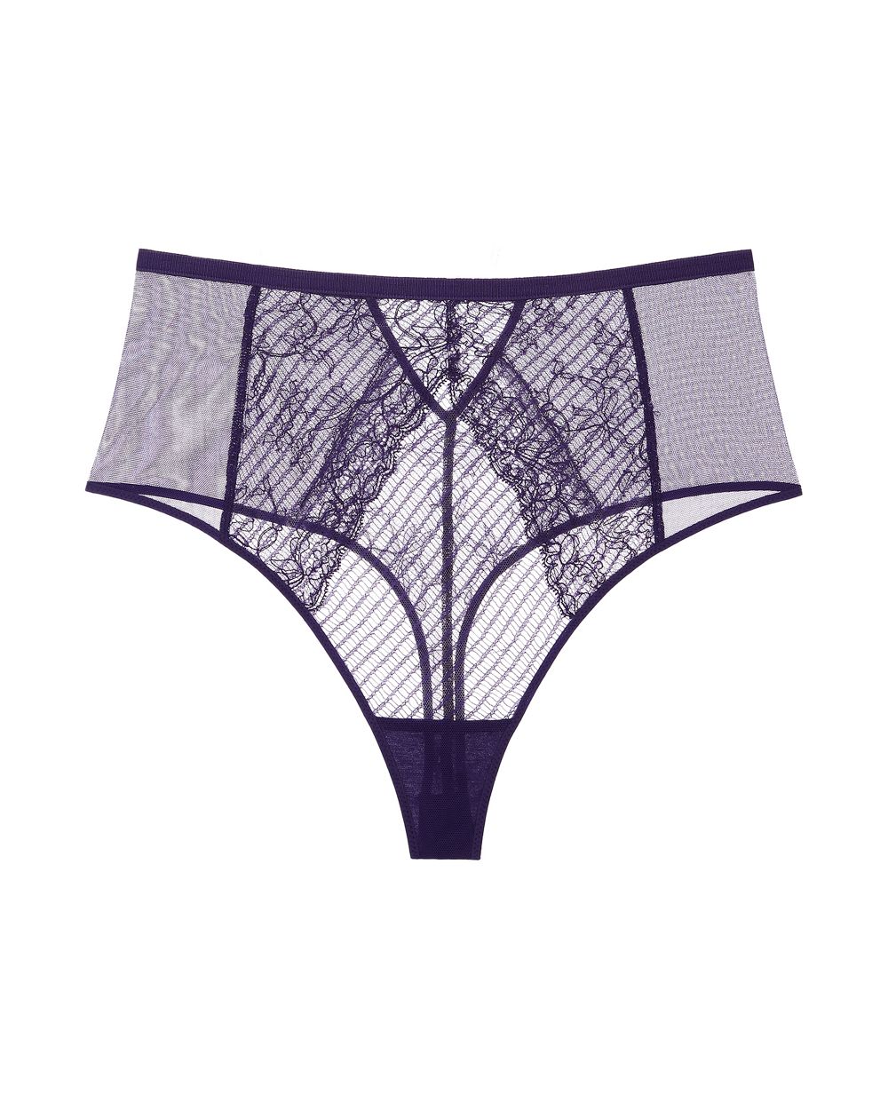 Chantelle X Txture High Waist Thong in purple