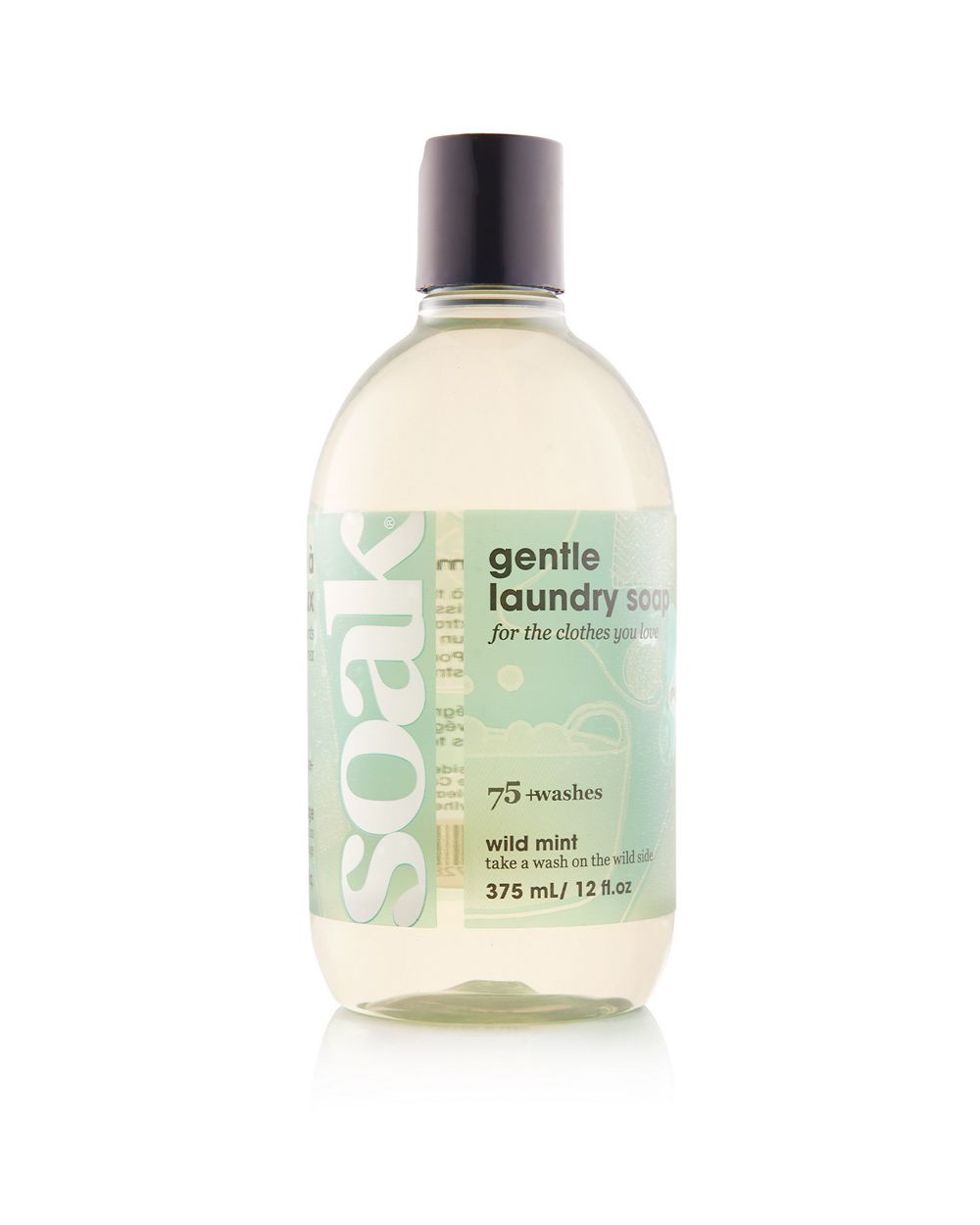 Soak Gentle Laundry Wash in green