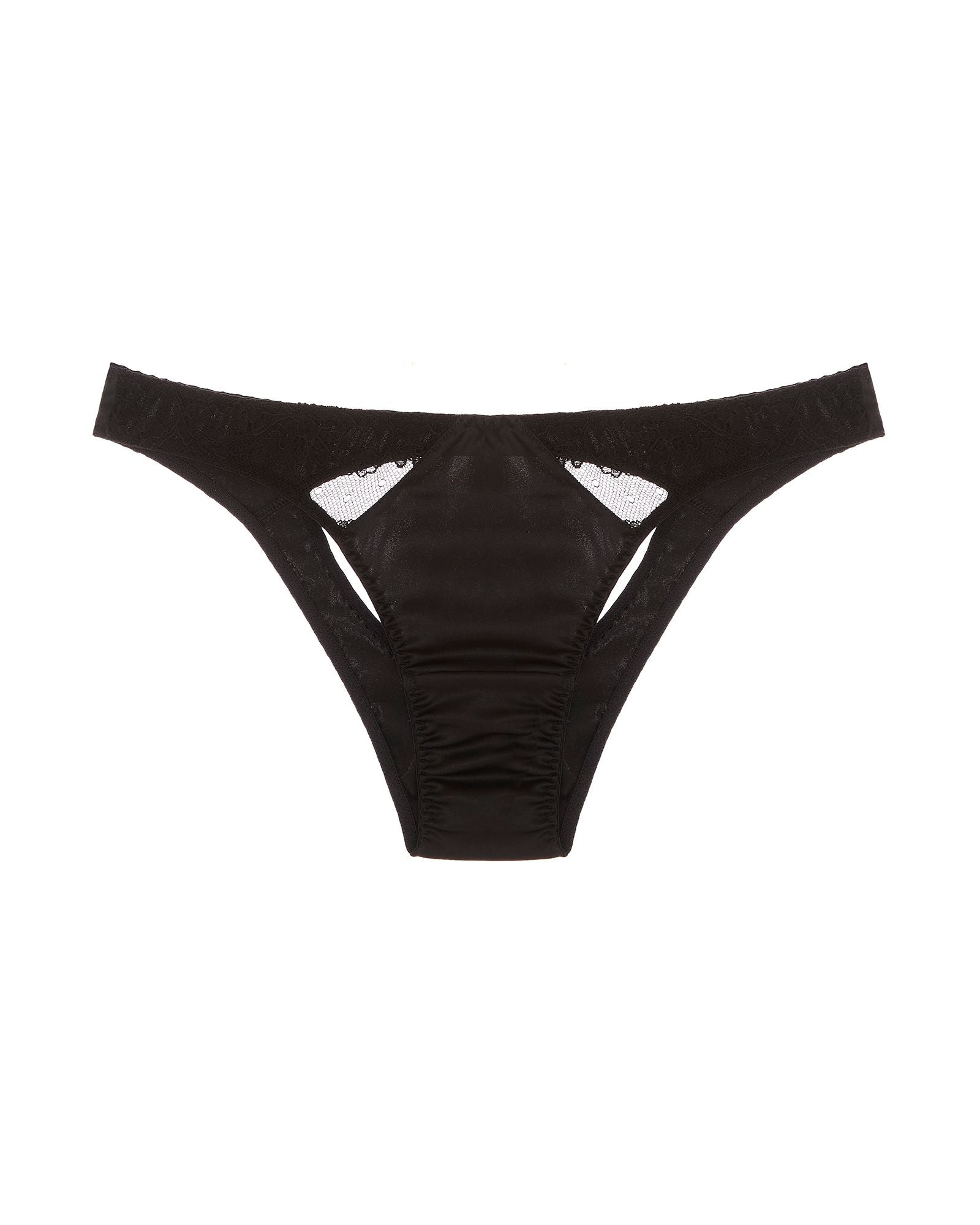 Coco de Mer Seraphine Spanking Knicker in black