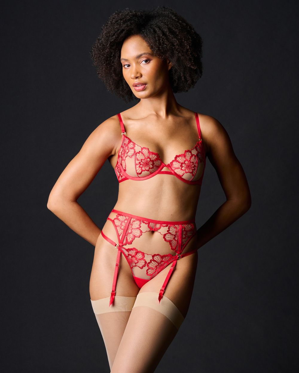 Bluebella Catalina Wired Bra in red