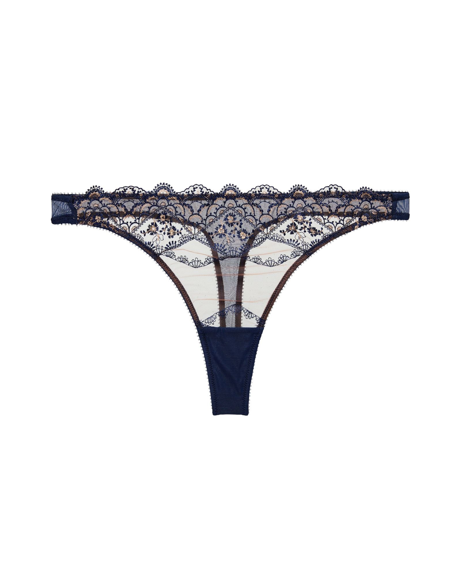 Dita Von Teese Yvonne G-String in blue