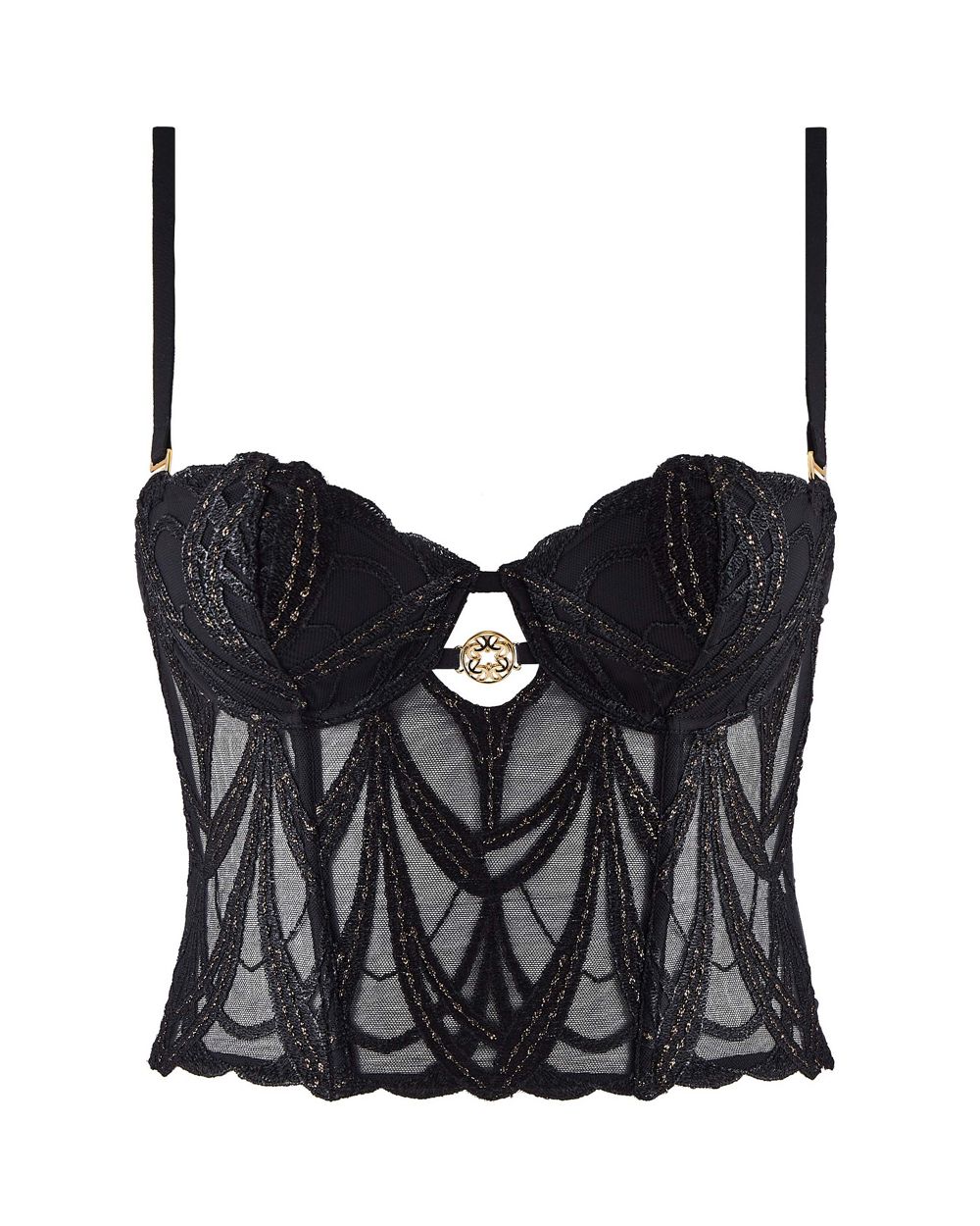 Aubade My Desire Bustier in black