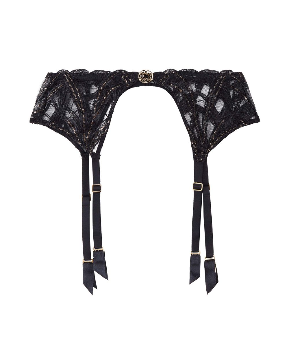 Aubade My Desire Suspender Belt in black