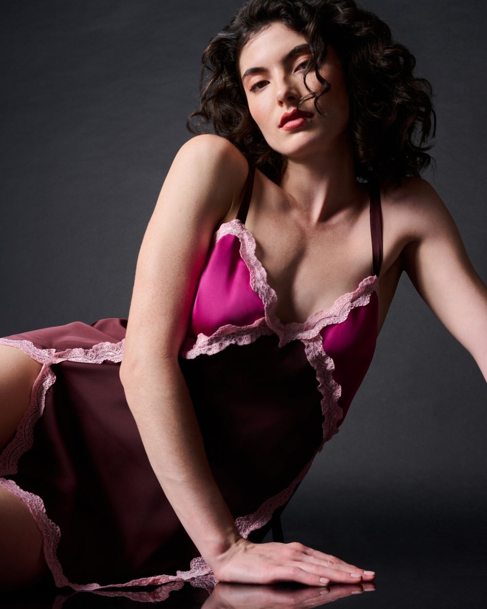 Free People Intimately FP Exclusive On the Rise Mini Slip in brown