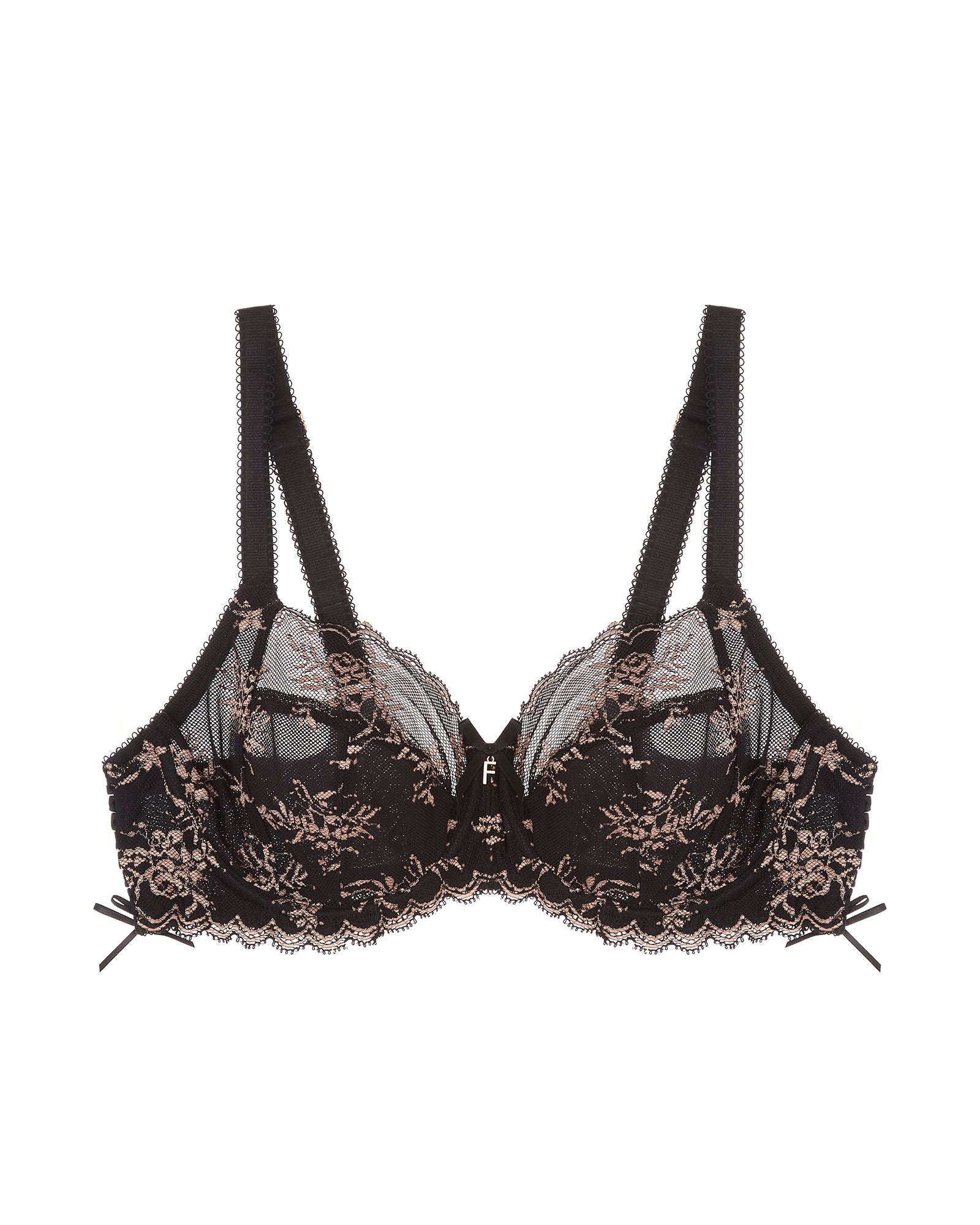 Freya Offbeat Decadence Side Support Underwire in black