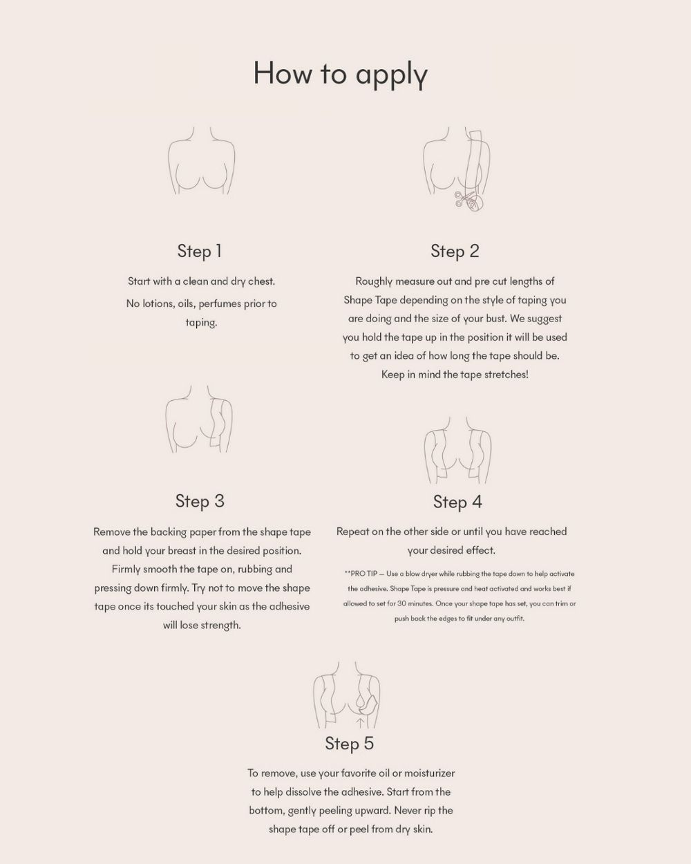 Nood Shape Tape in brown