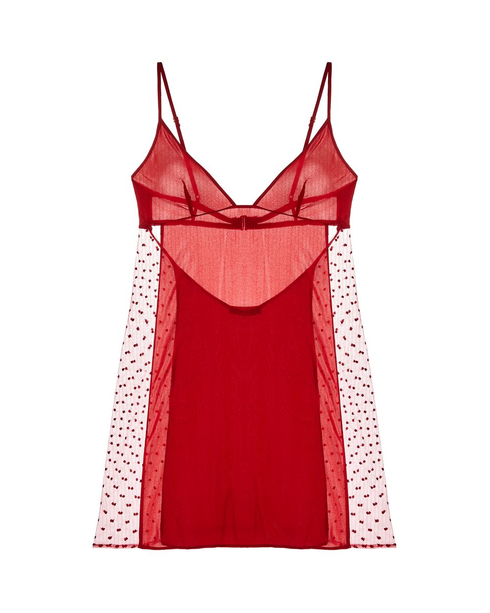 Kiki de Montparnasse Merci Mini Slip in red