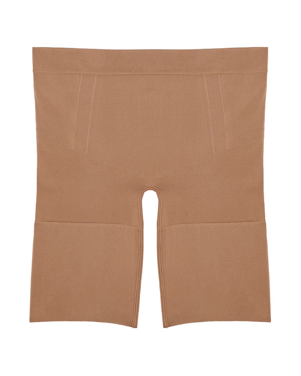 Spanx OnCore Mid Thigh Short in beige
