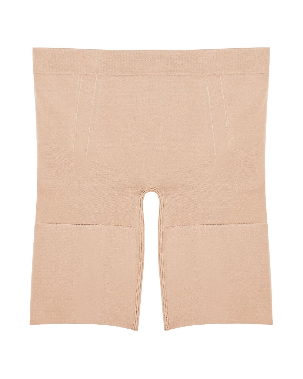 Spanx OnCore Mid Thigh Short in beige
