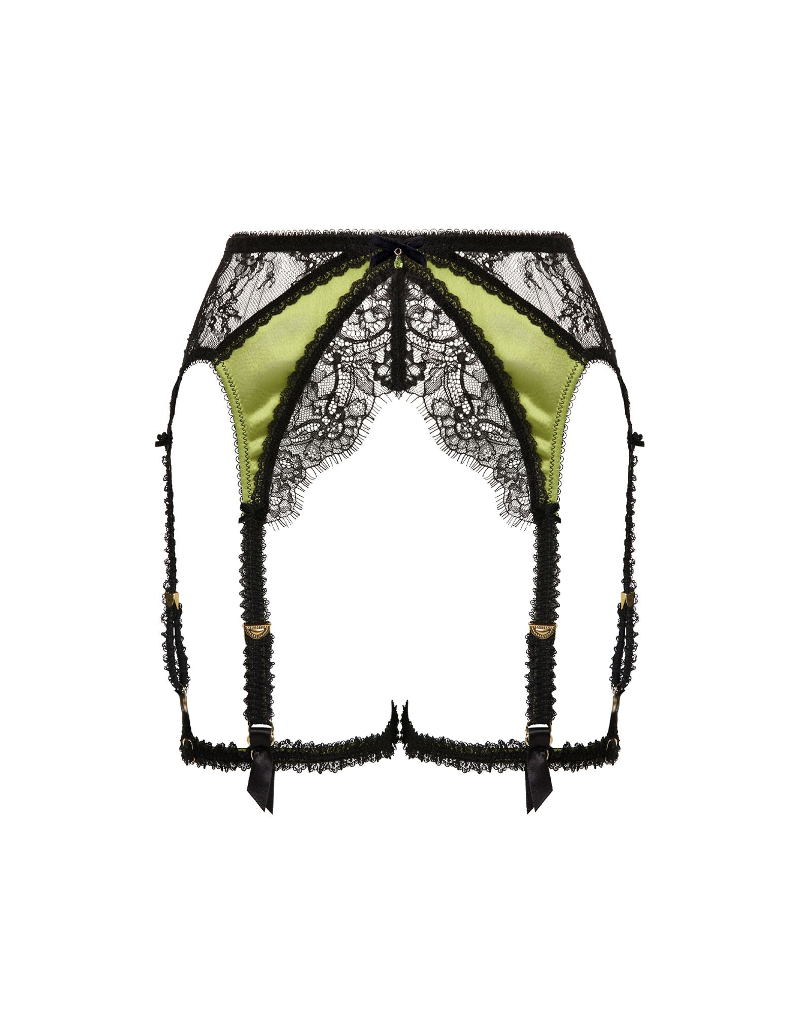 Dita Von Teese Glamcatcher Suspender in green