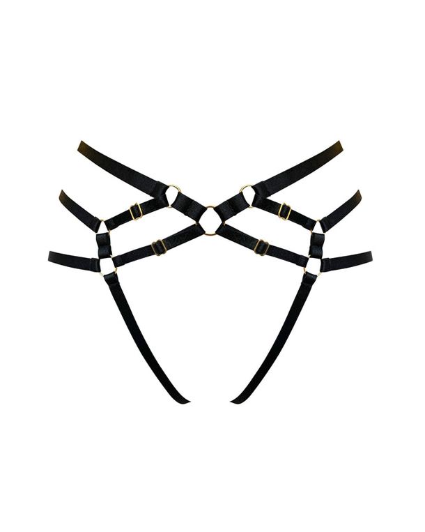 Bordelle Vero Harness Brief in black