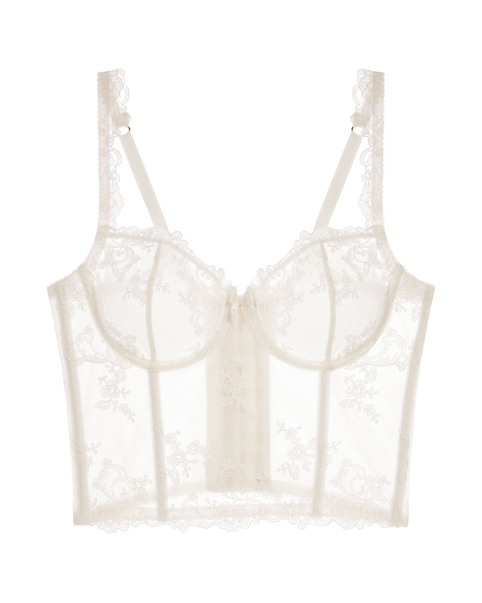 Journelle Cristiana Bustier in white