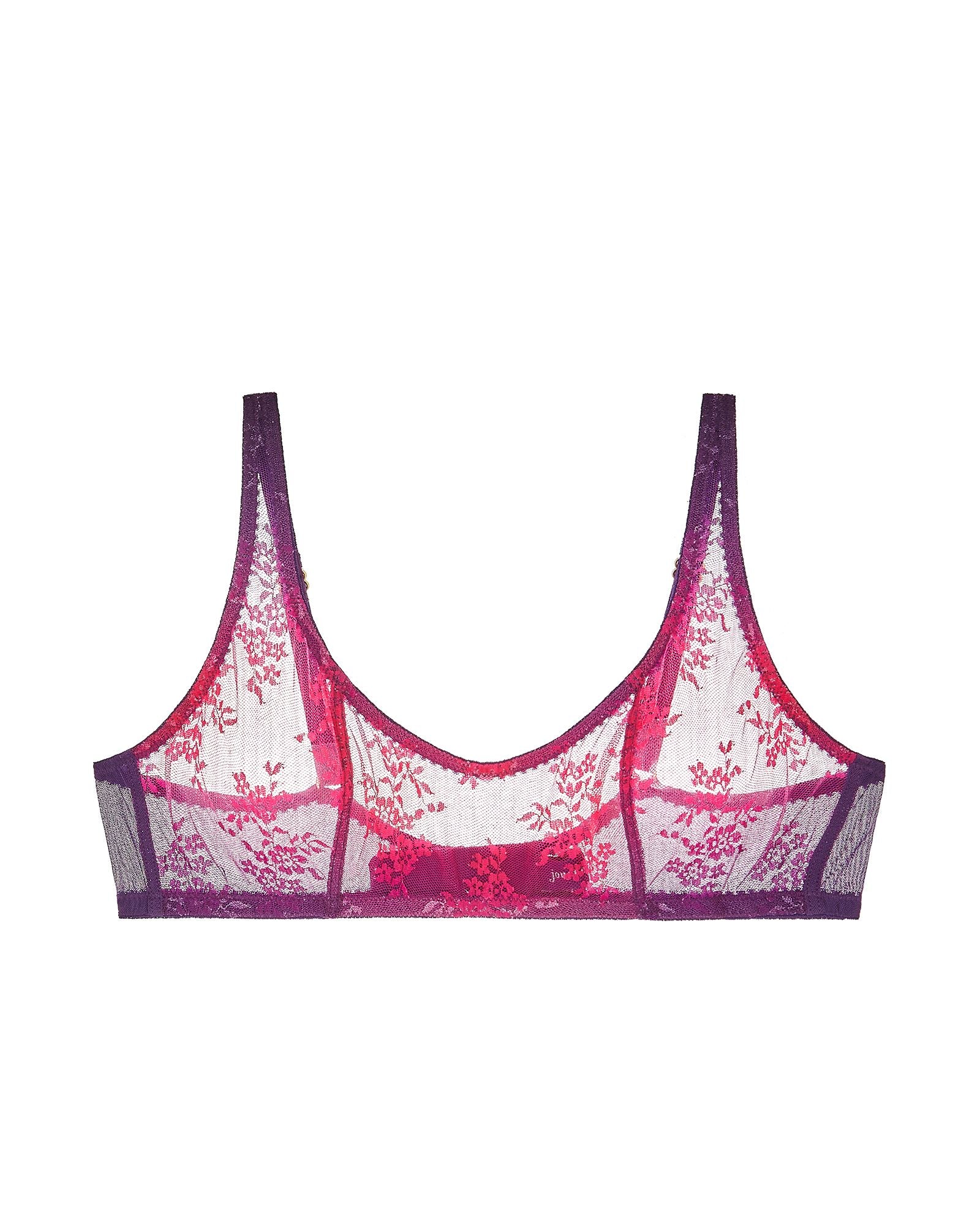 Journelle Romy Ombre Scoop Bralette in purple