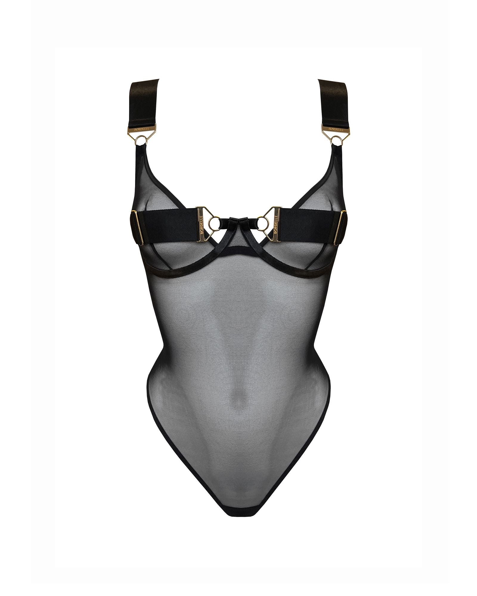 Bordelle Retta Bodysuit in black