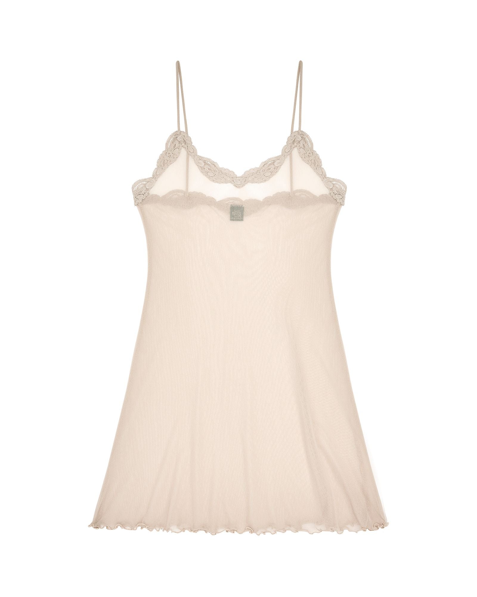 Only Hearts Tulle with Lace Chemise in beige