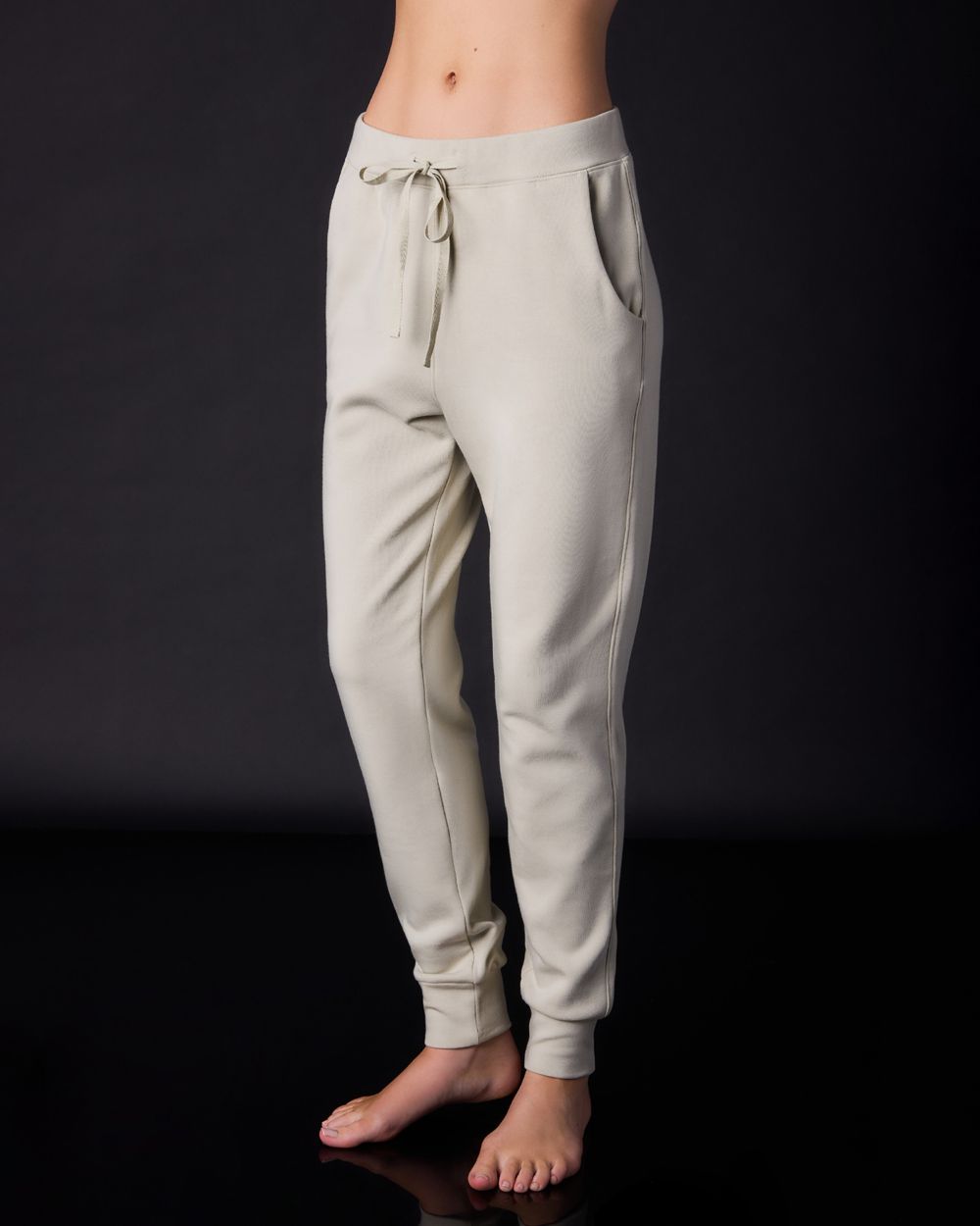 Journelle Sienna Sweatshirt Jogger Set in beige