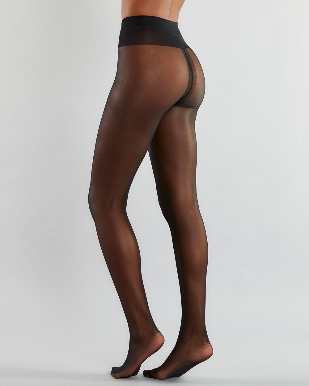 Wolford Individual 10 Sheer Tights in black