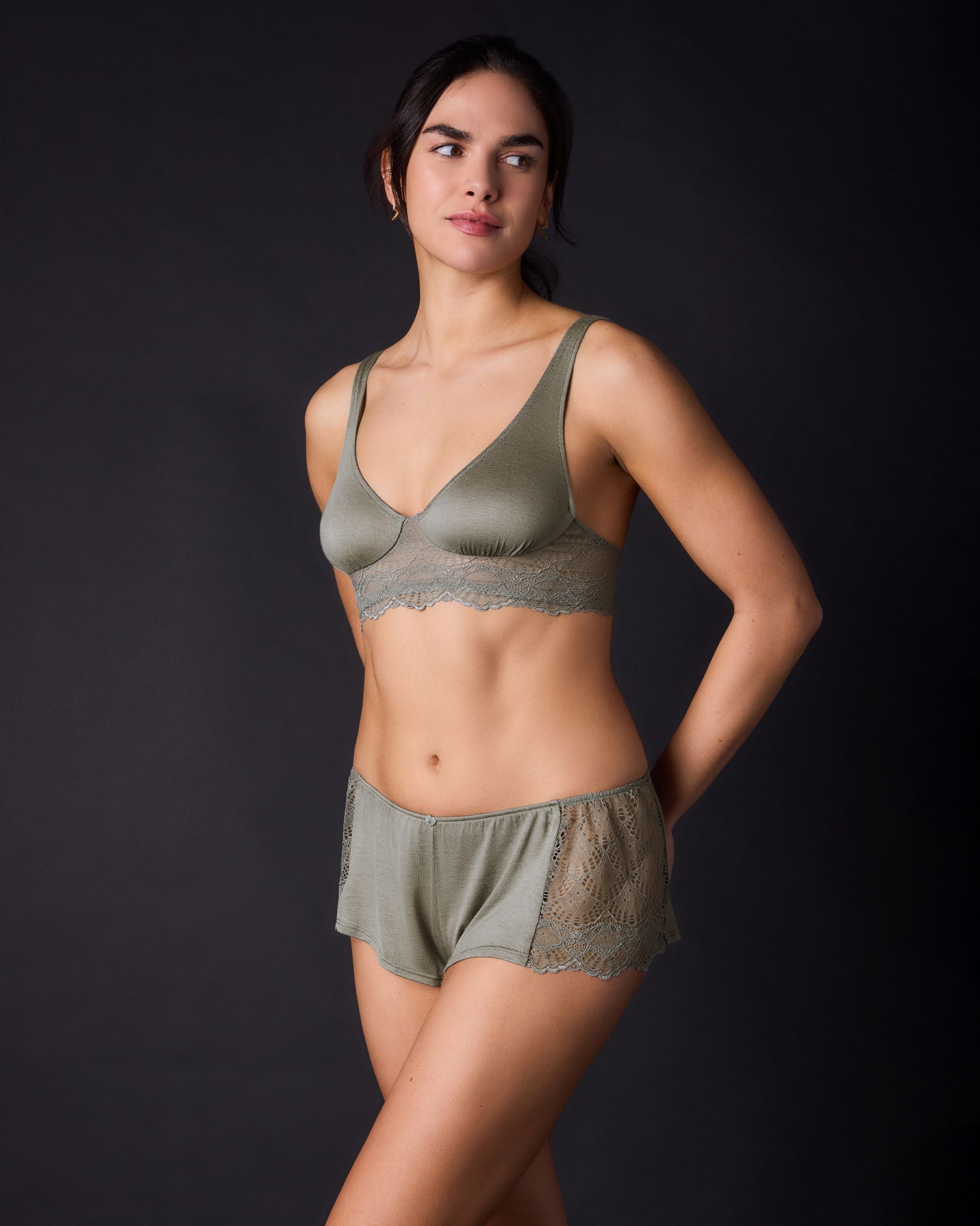 Only Hearts Venice Hipster with Lace in green