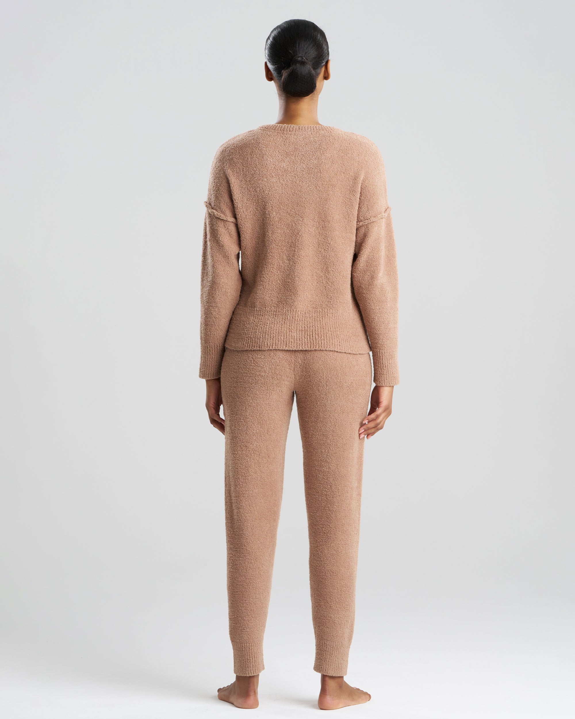 Natori Cozy Luxe Jogger in brown