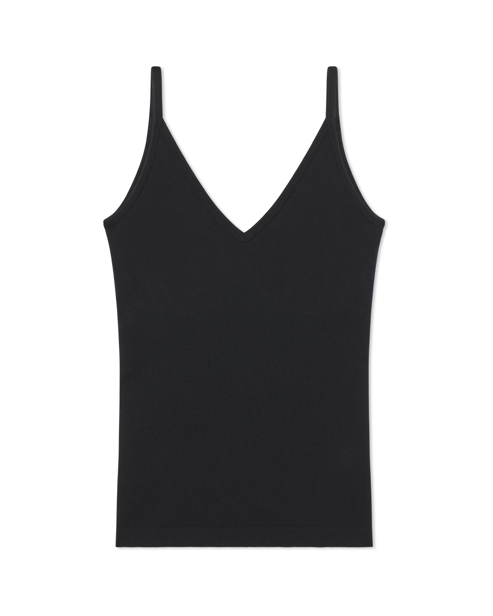 Lunya Seamless Modal Rib Tank in black