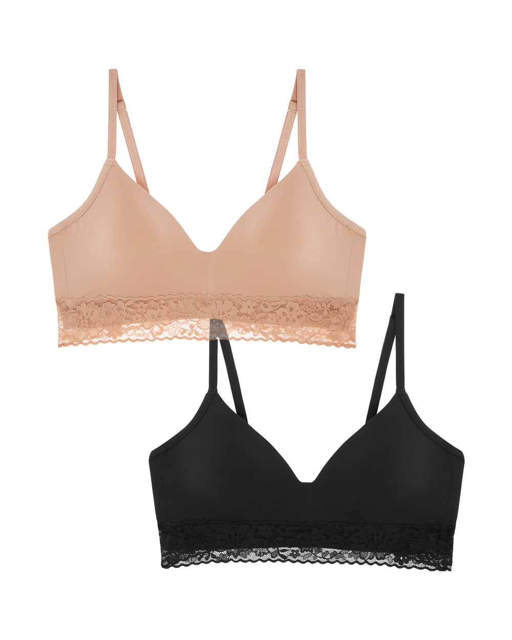 Journelle Molded Wireless 2 Pack in black