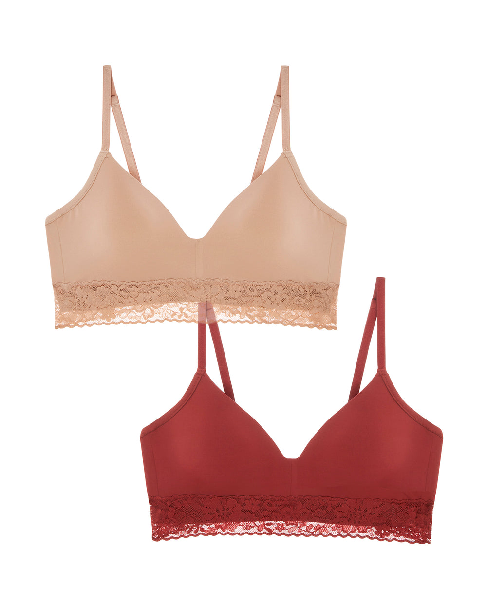 Journelle Molded Wireless 2 Pack in beige