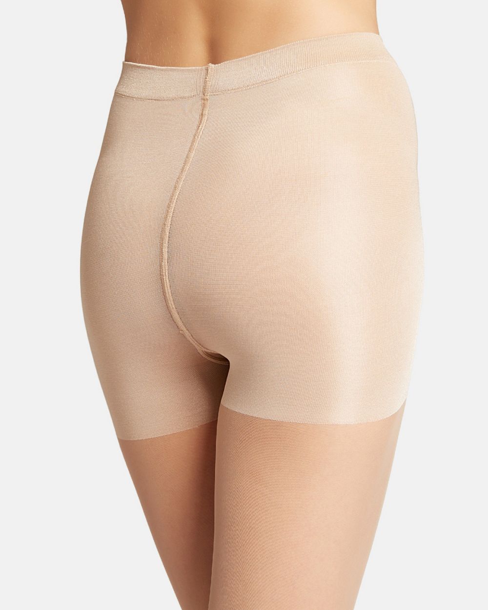Wolford Individual 10 Soft Control Top Tights in beige