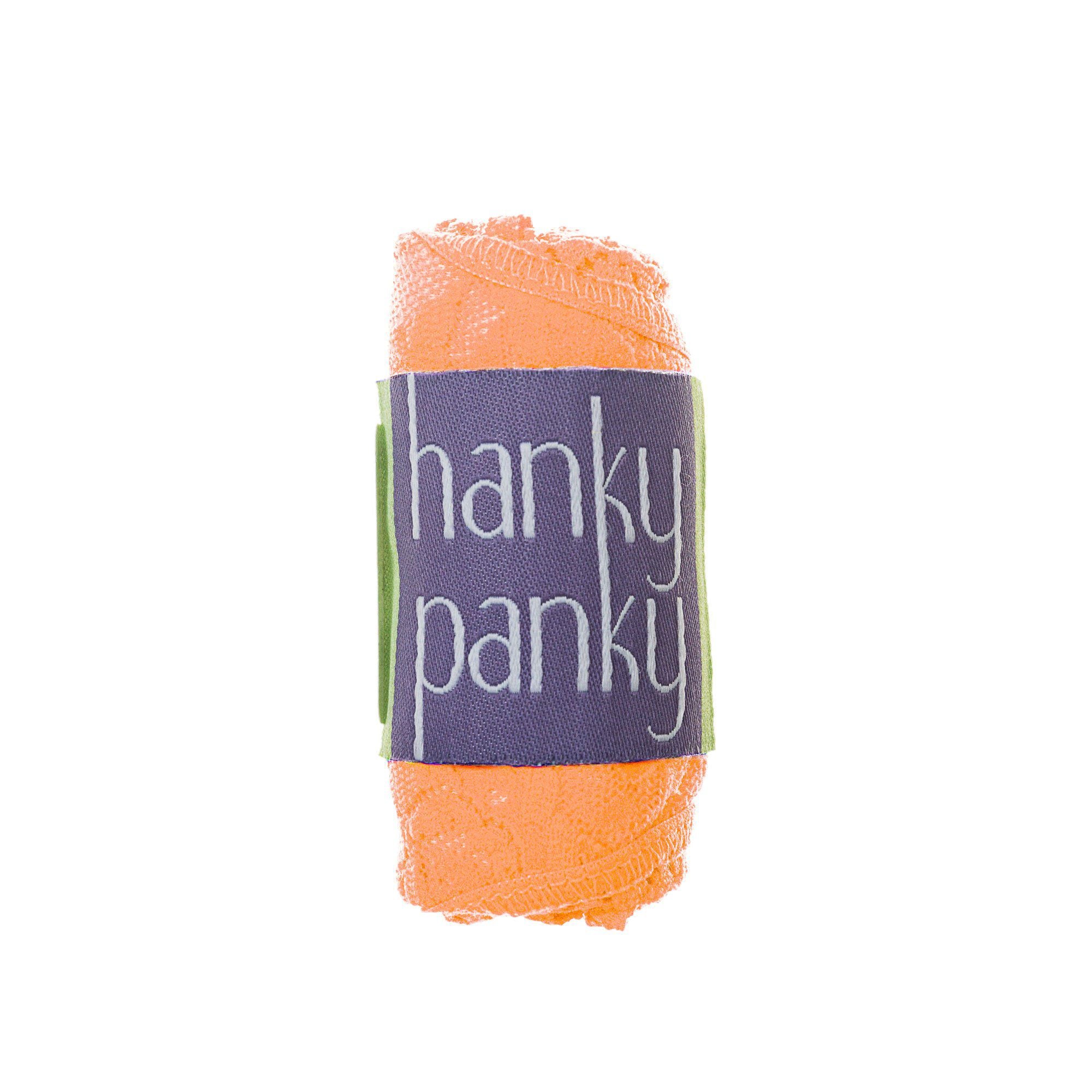 Hanky Panky Signature Lace Low-Rise Thong (Rolled) in orange