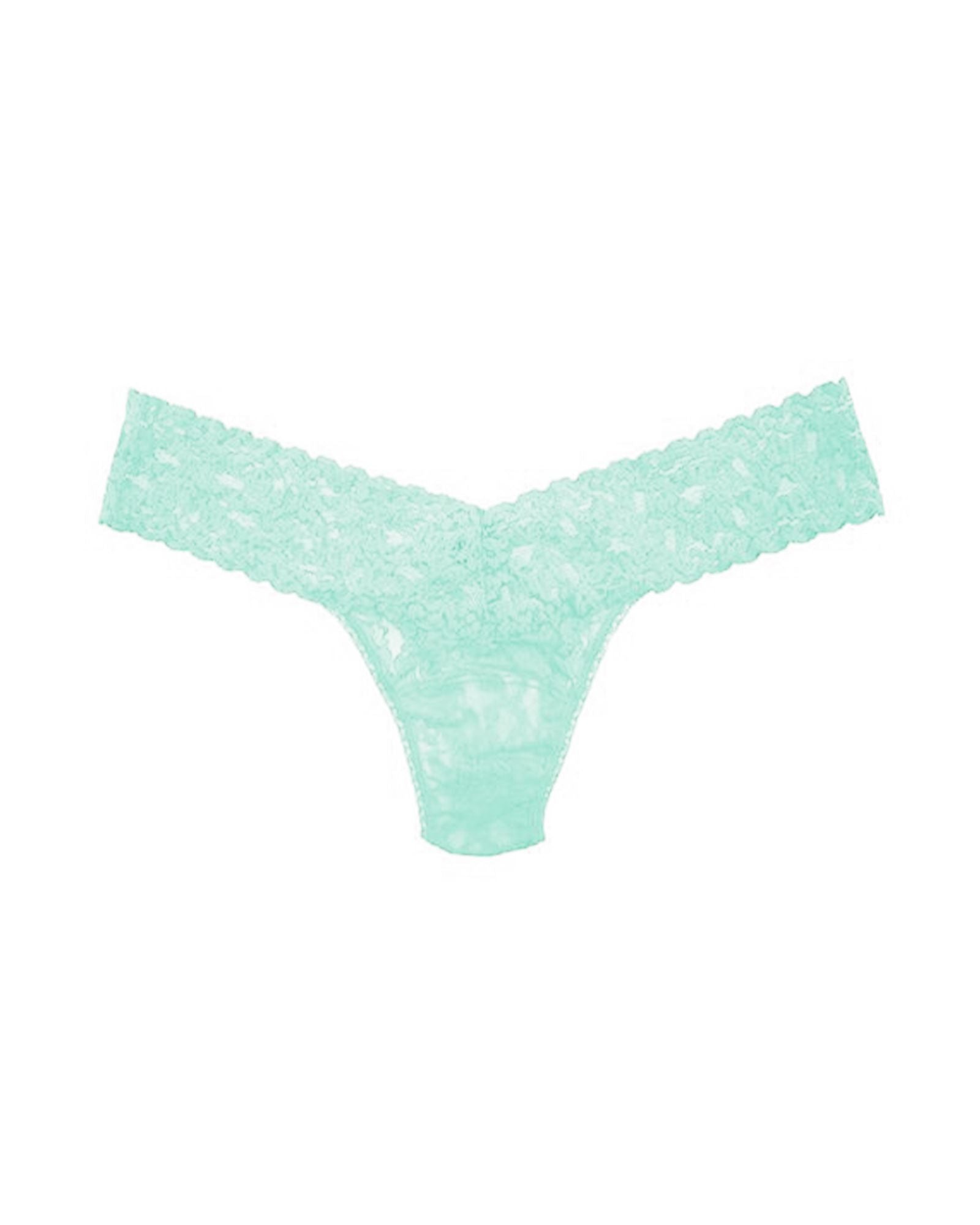 Hanky Panky Signature Lace Low-Rise Thong (Rolled) in green