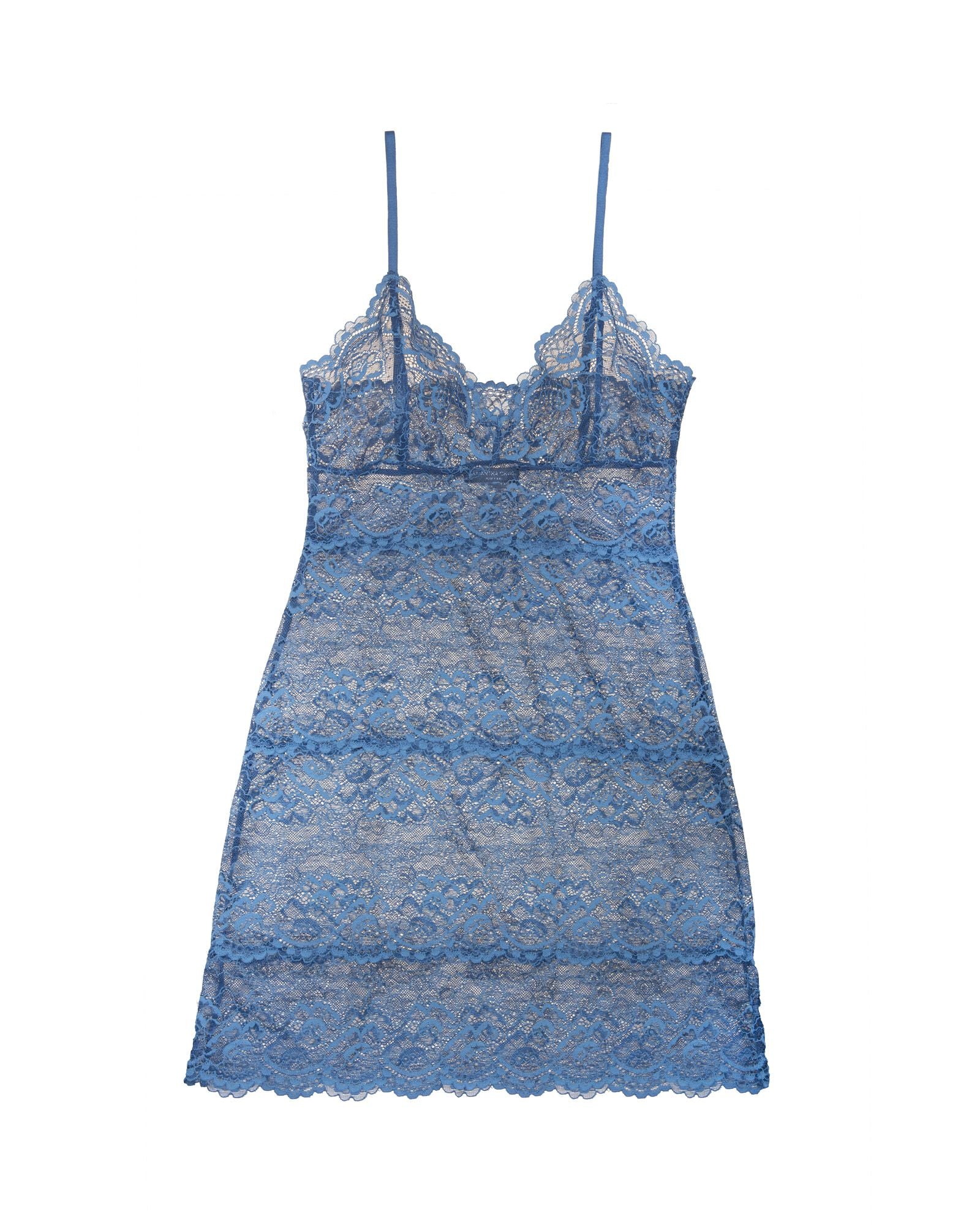 Samantha Chang All Lace Full Slip in blue