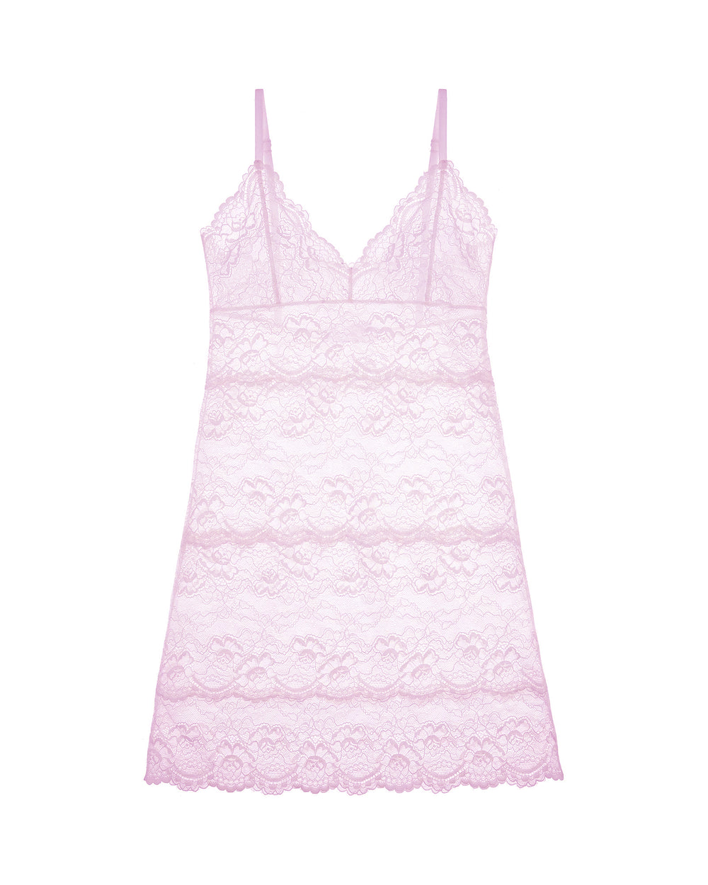 Samantha Chang All Lace Full Slip in purple