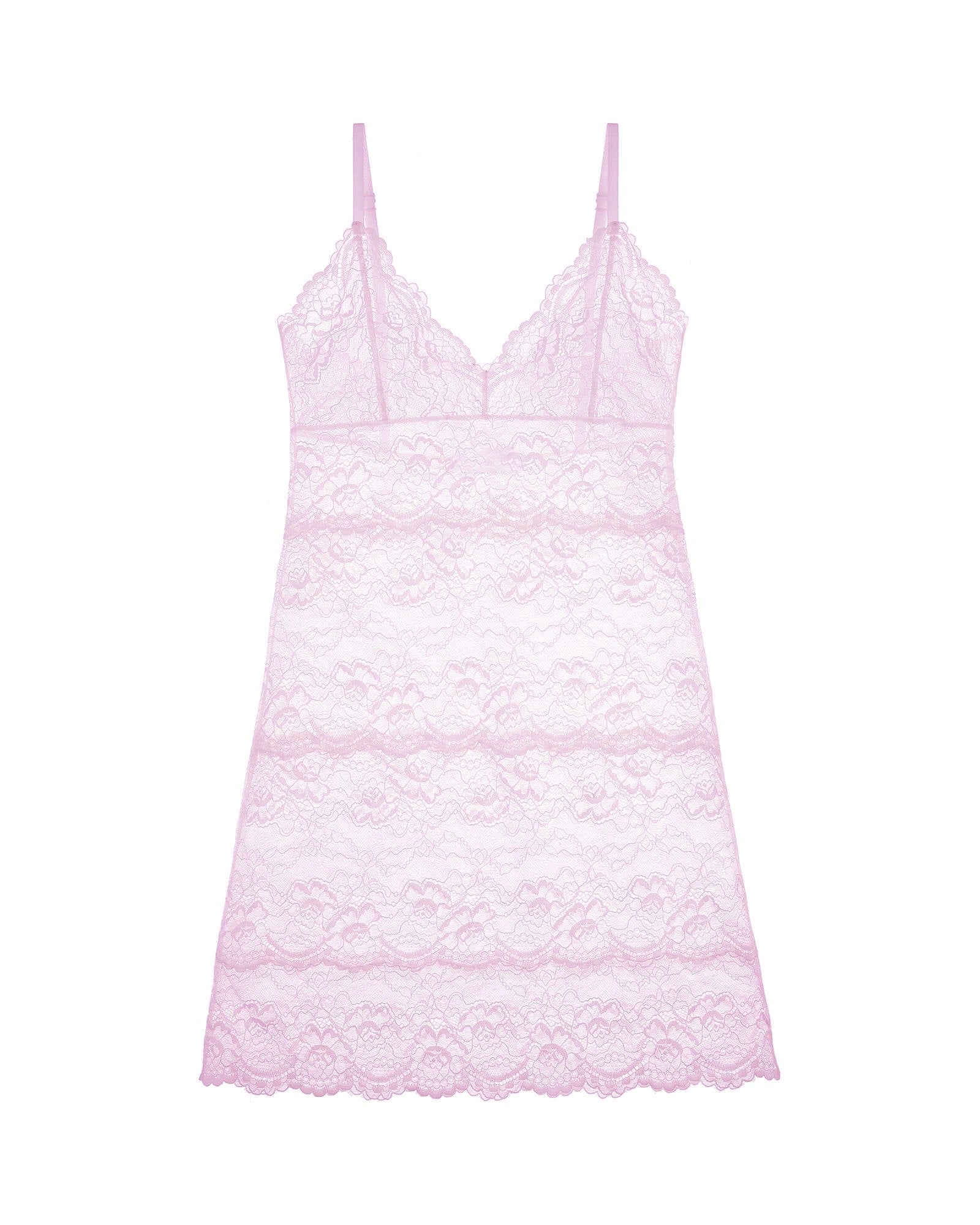 Samantha Chang All Lace Full Slip in purple