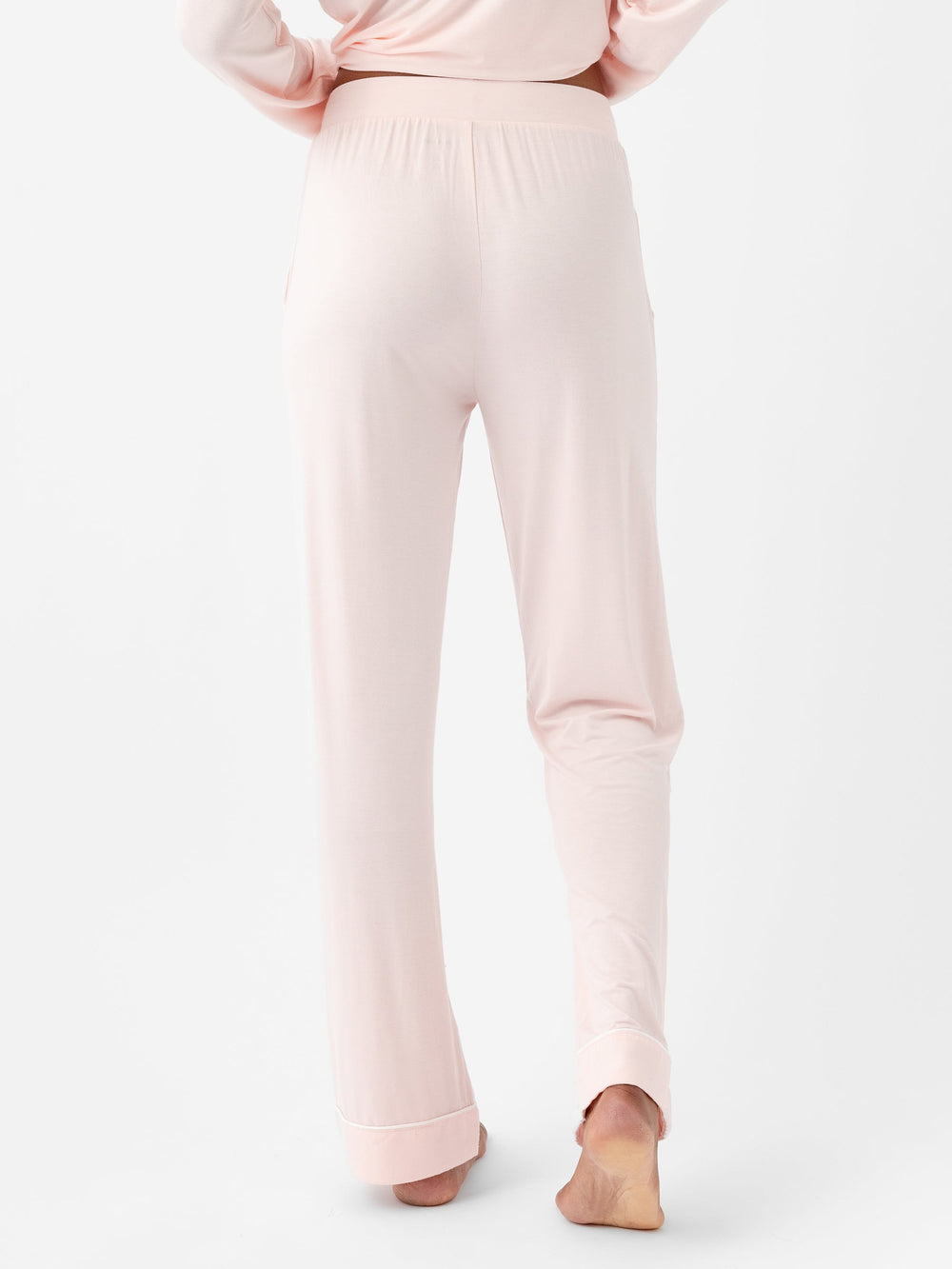 Women's Bamboo Stretch-Knit Pajama Pant - Tall in black | Cozy Earth