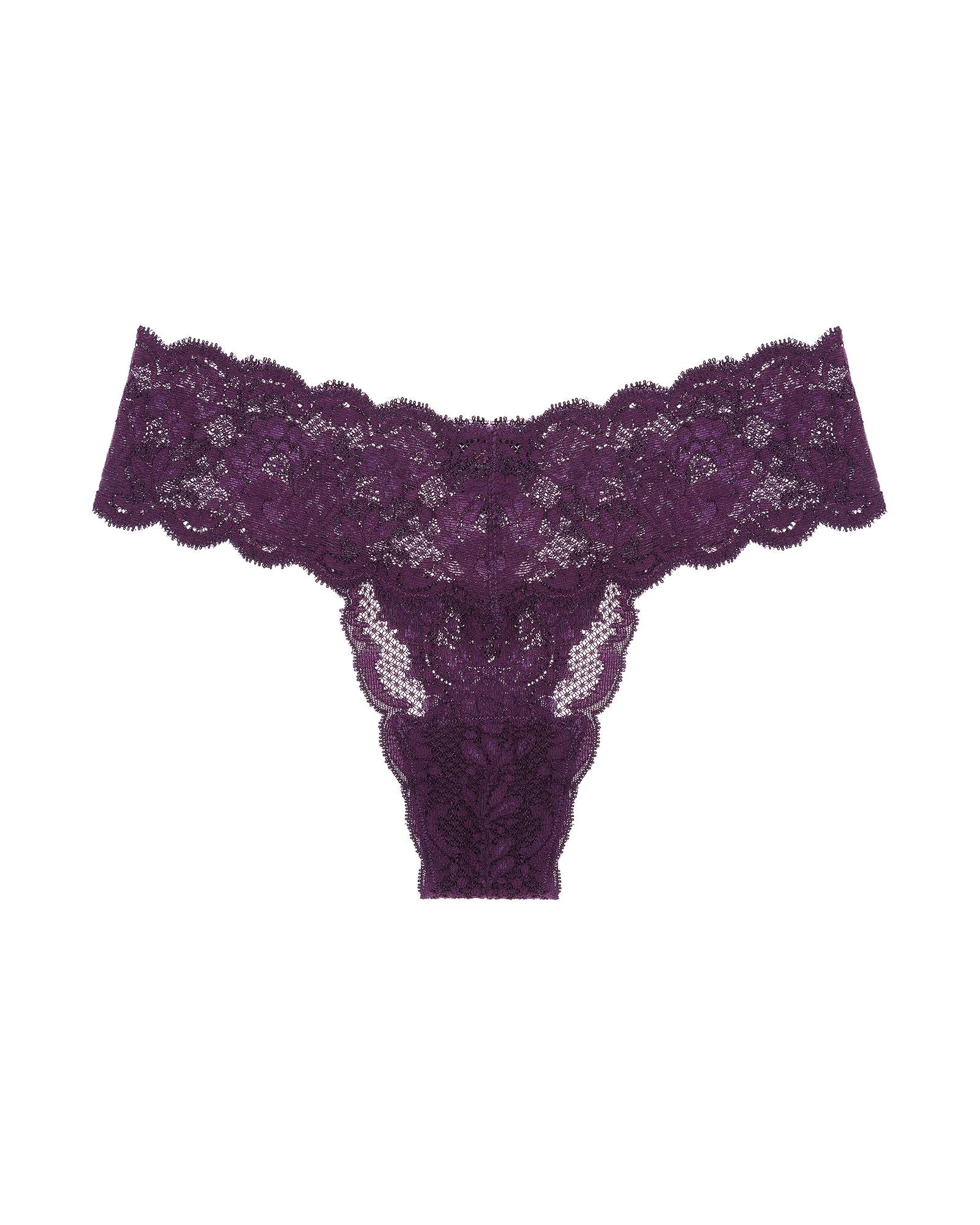 Cosabella Never Say Never Cutie Low Rise Thong in purple