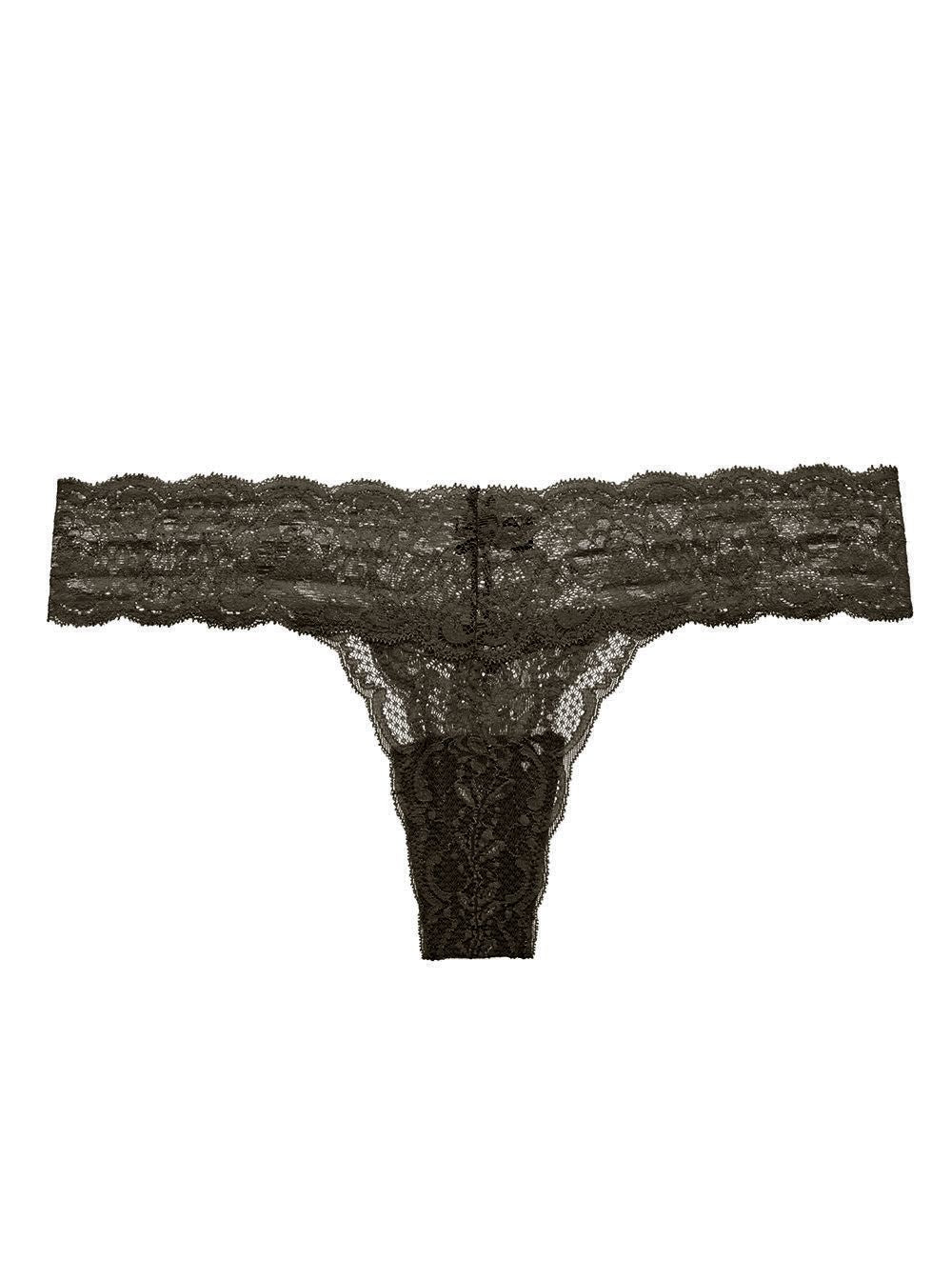 Cosabella Never Say Never Cutie Low Rise Thong in gray