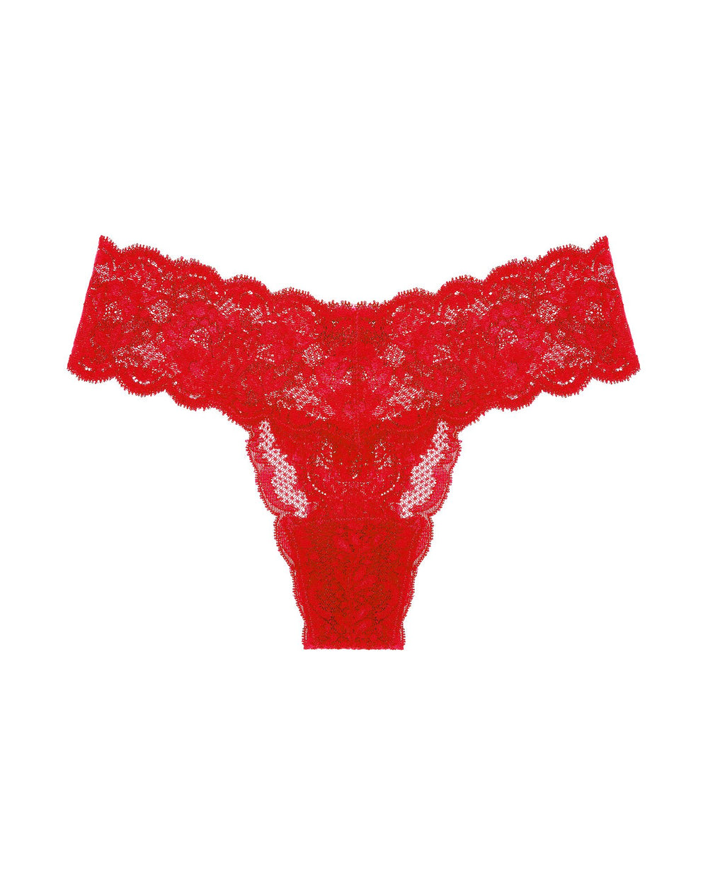 Cosabella Never Say Never Cutie Low Rise Thong in red