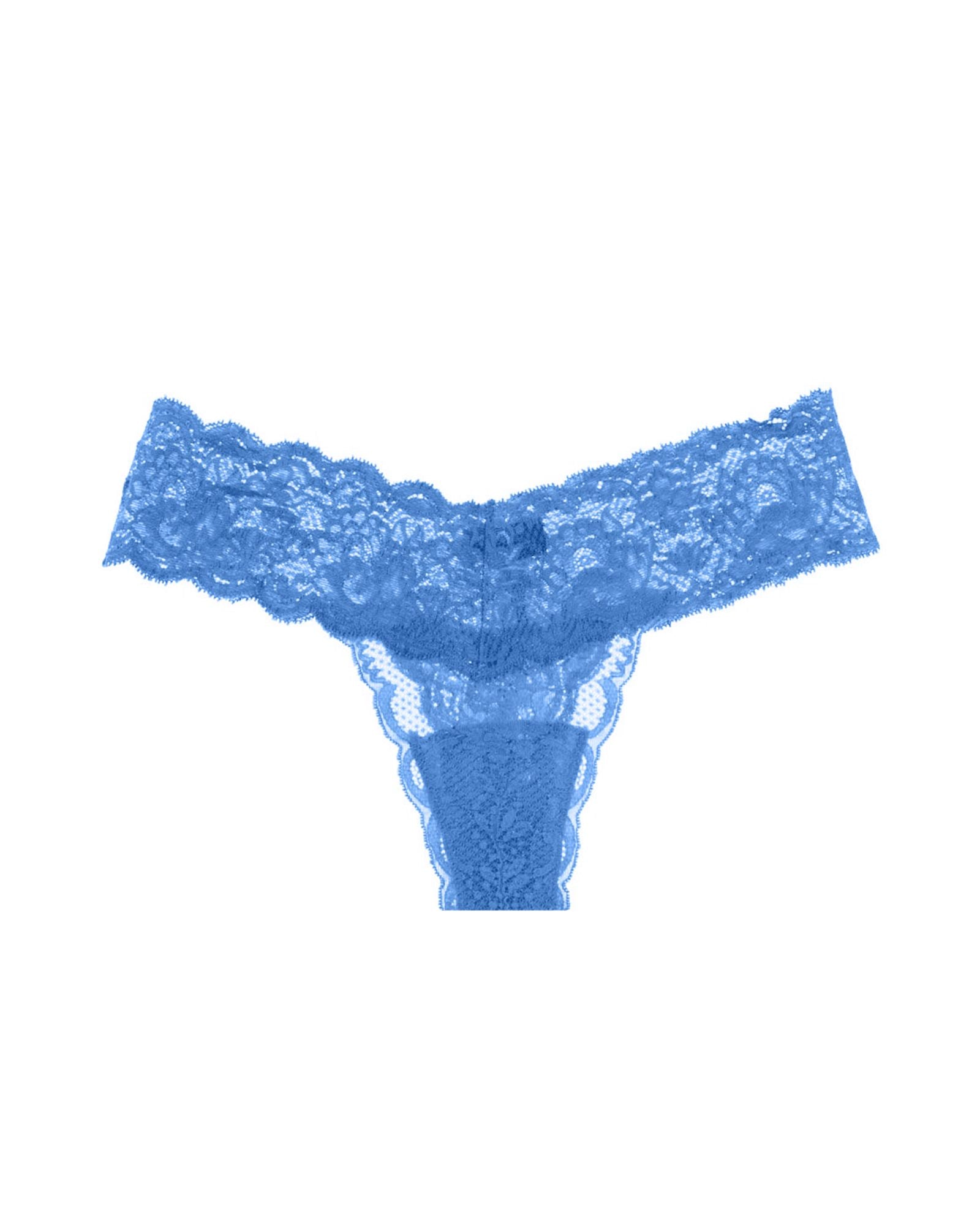 Cosabella Never Say Never Cutie Low Rise Thong in blue