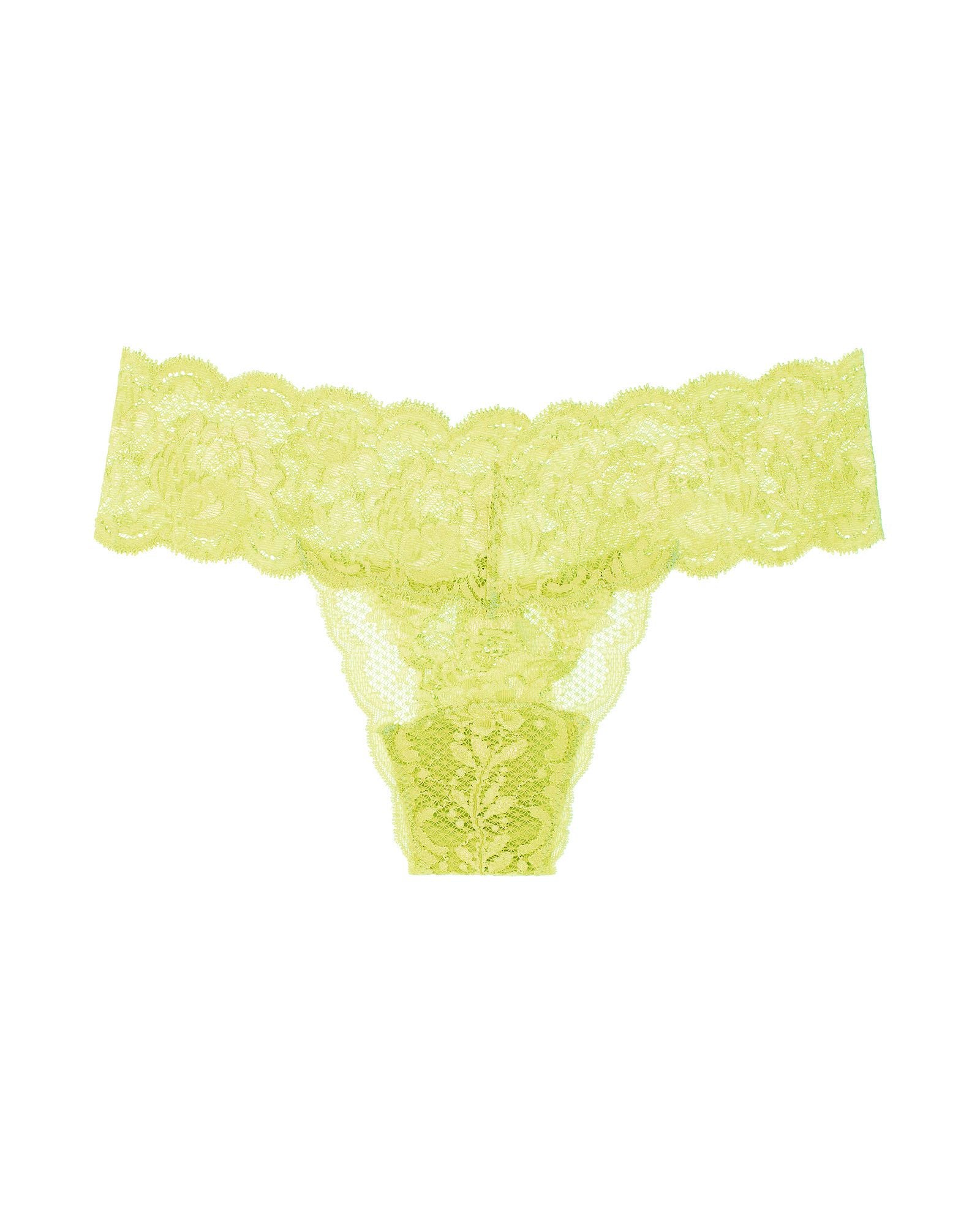 Cosabella Never Say Never Cutie Low Rise Thong in green
