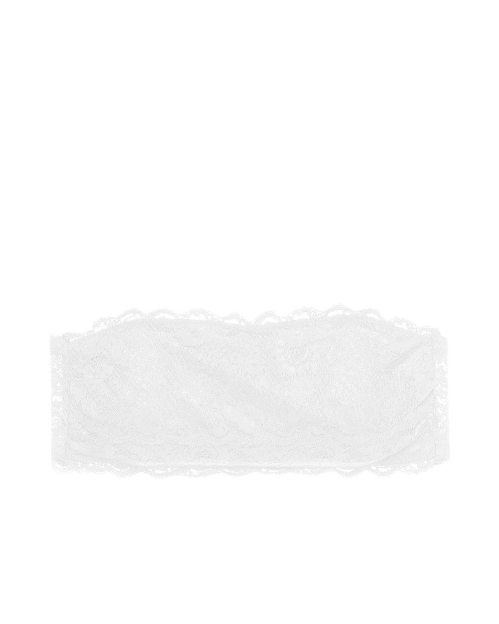 Cosabella Never Say Never Flirtie Bandeau Bra in white