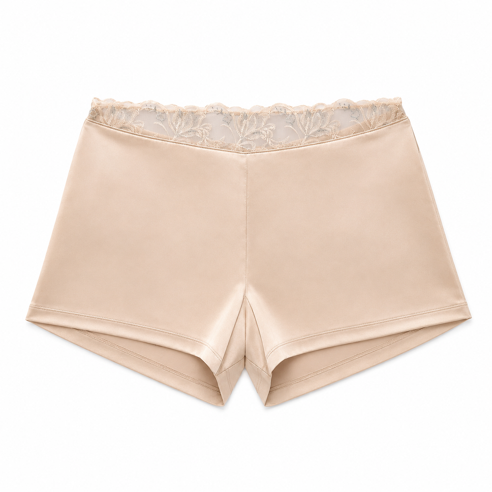 Prestige Rêve Silk Shorts in pink | huit-lingerie