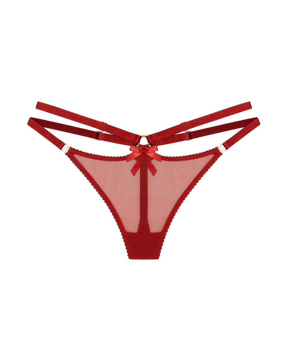 Bordelle Harness Thong in red