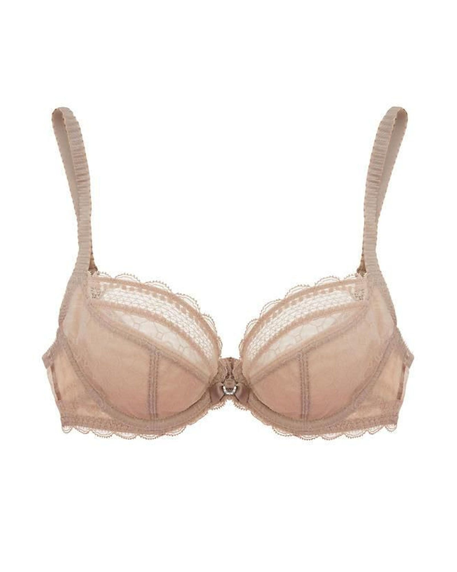 Chantelle C Chic Sexy Plunge Underwire Bra in beige
