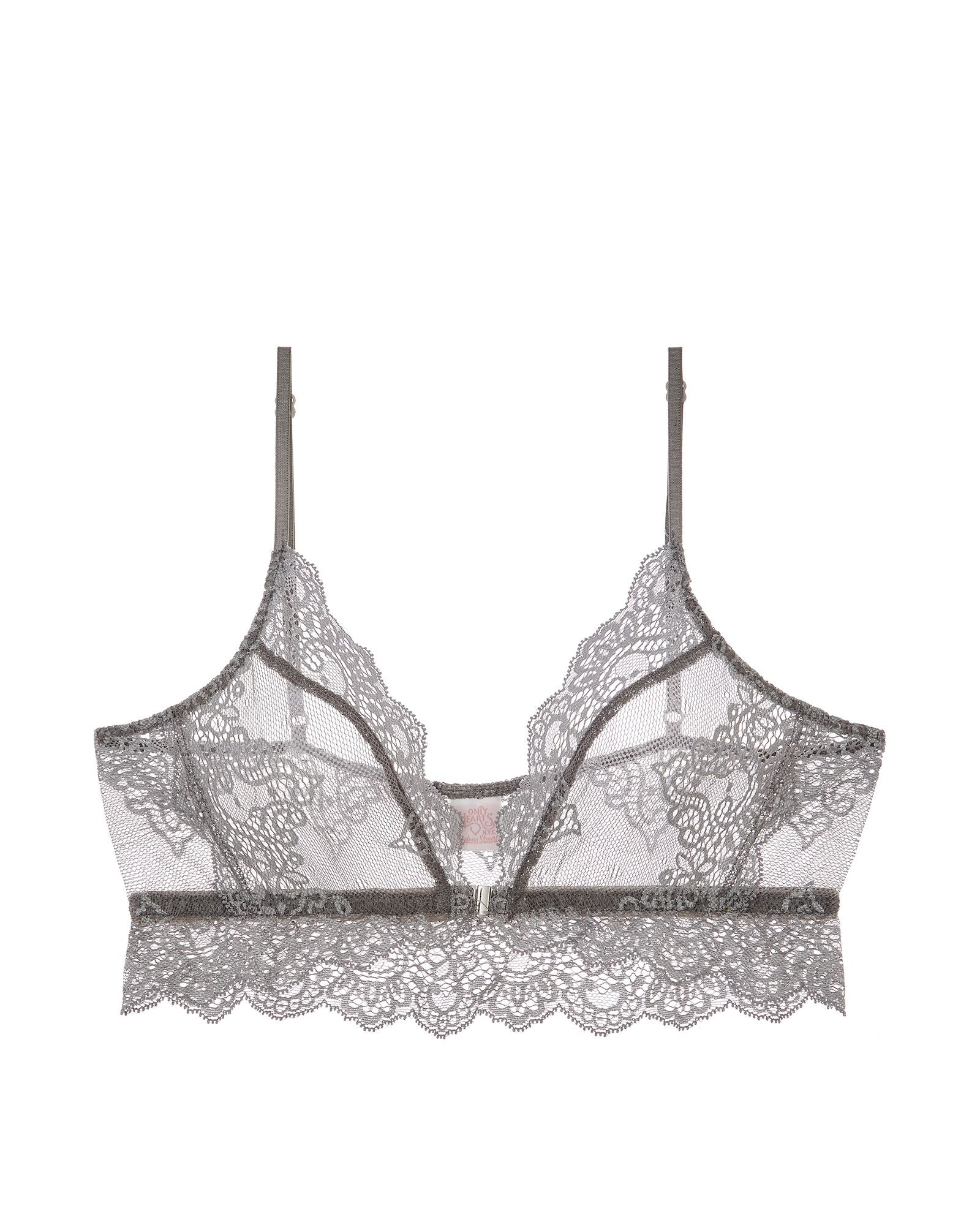 Only Hearts So Fine with Lace Bralette in pink