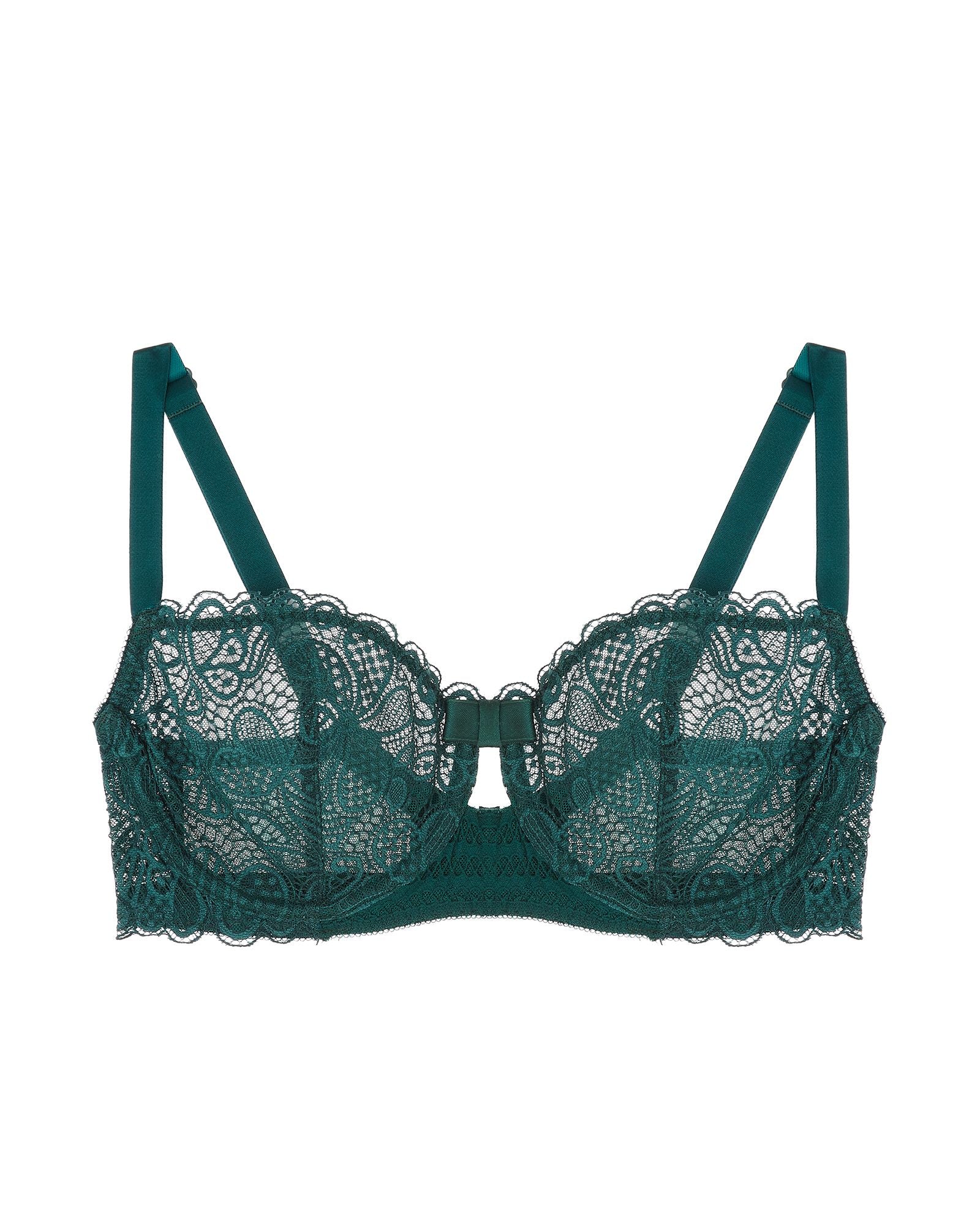 Huit Arpege Half-Cup Bra in green